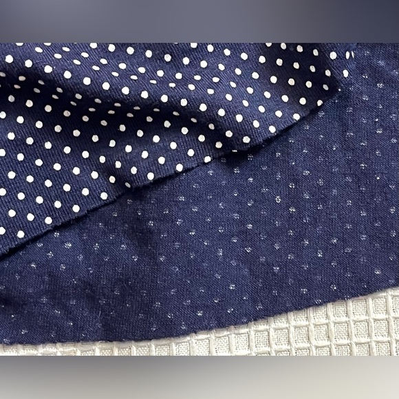 GAP Twist Strap Navy Blue Polka Dot Dress Women’s Size Small - Picture 9 of 10